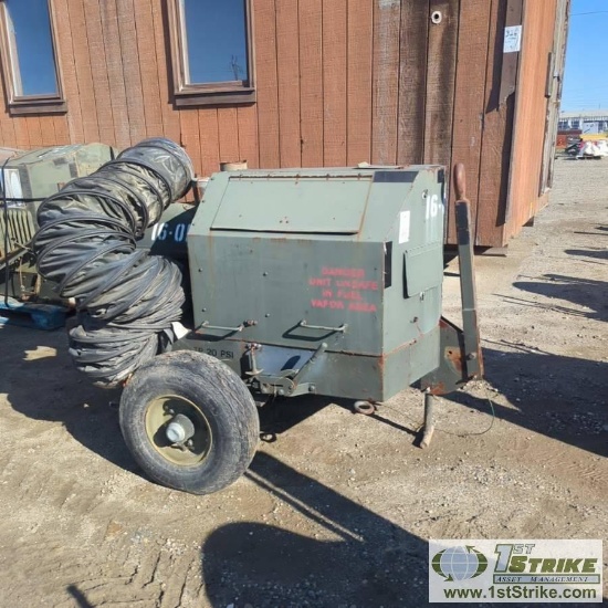 GROUND HEATER, MILITARY H1 TYPE, 1990 ENGINEERED AIR SYSTEMS, SINGLE CYLINDER LISTER PETTER DIESEL,