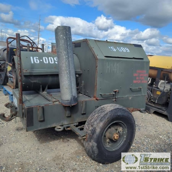 GROUND HEATER, MILITARY H1 TYPE, 1992 ENGINEERED AIR SYSTEMS, SINGLE CYLINDER LISTER PETTER DIESEL,