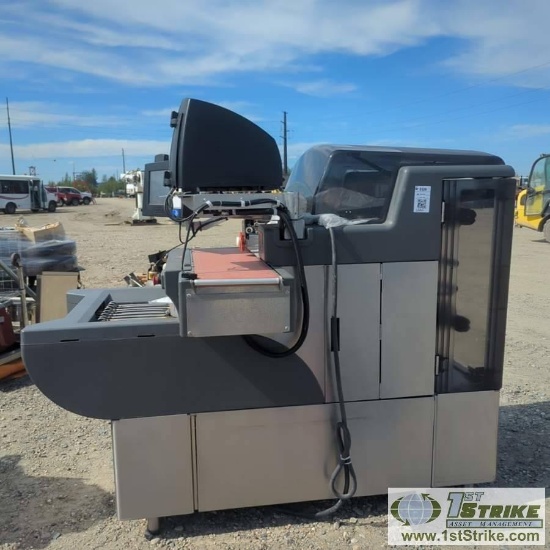MEAT WRAPPING SYSTEM, HOBART AWS 2WMLR RAR. THIS UNIT WEIGHS, WRAPS, AND LABELS PRODUCTS