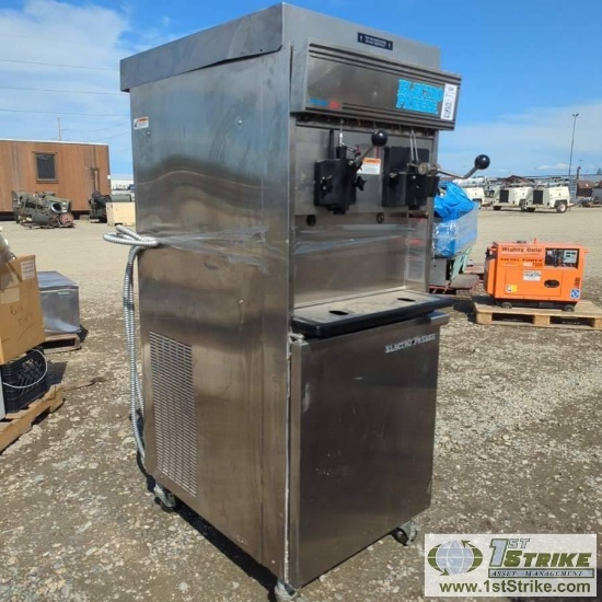 ICE CREAM MACHINE, ELECTRO FREEZE MODEL 15-77CMT-232, TWO HEAD, 115/208-230V 3 PHASE