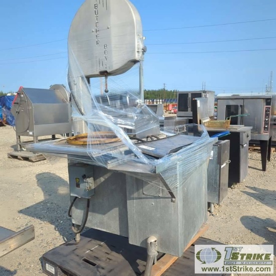 MEAT PROCESSING BAND SAW, BUTCHER BOY SA20, 3HP, 3 PHASE