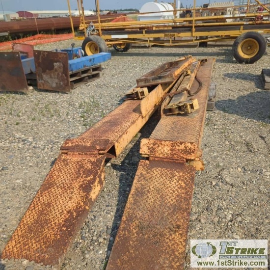 VEHICLE LIFT COMPONENTS INCL: RAMPS, LIFT ARMS