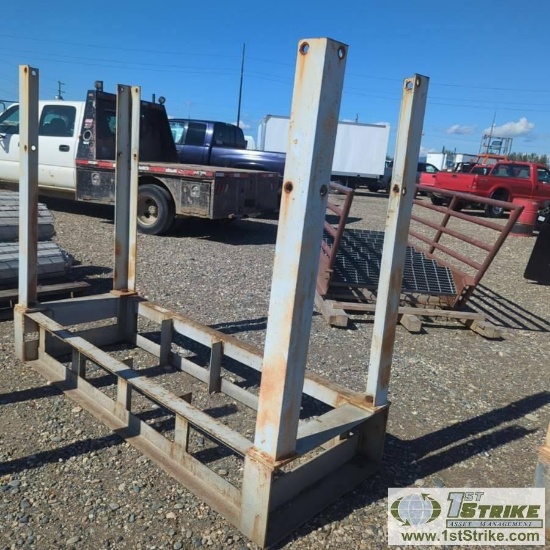 STEEL SKID, 79IN WIDE X 29IN DEEP X 63IN TALL