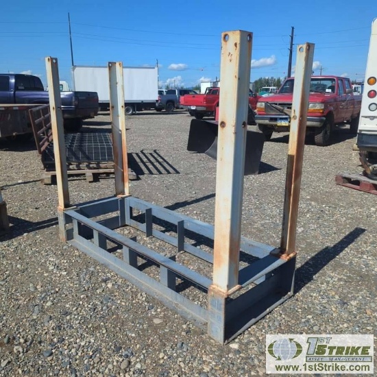 STEEL SKID, 79IN WIDE X 29IN DEEP X 63IN TALL