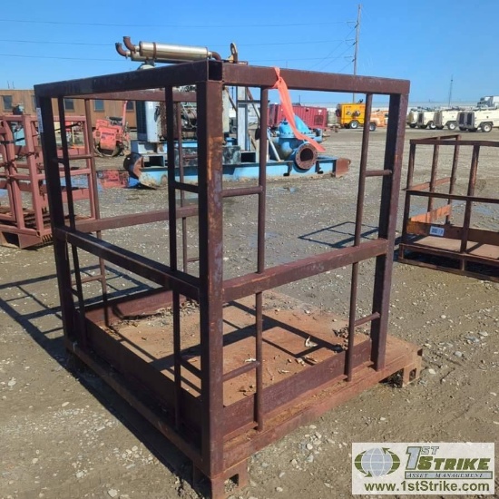 COMPRESSED GAS BOTTLE RACK, STEEL CONSTRUCTION