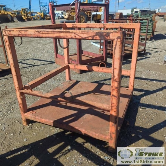 COMPRESSED GAS BOTTLE RACK, STEEL CONSTRUCTION