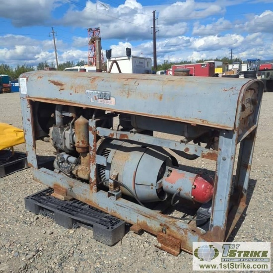 WELDER, LINCOLN SAE-400 DC, DETROIT 2-71 DIESEL ENGINE