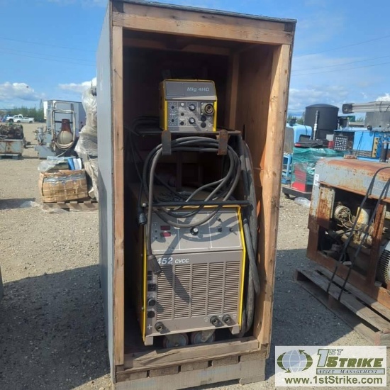 WELDER, ESAB 452 CVCC, 3 PHASE, W/MIG 4HD