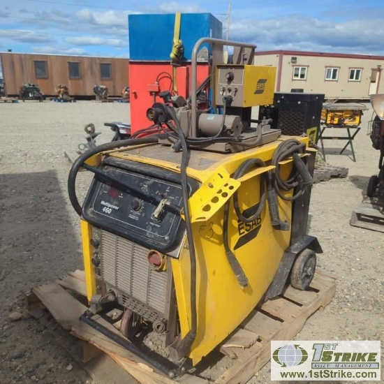 WELDER, ESAB MULTIPOWER 460, 3 PHASE, W/MIG 35