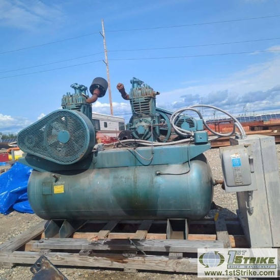 AIR COMPRESSOR, TWIN HEAD, 3HP, 3 PHASE ELECTRIC MOTORS