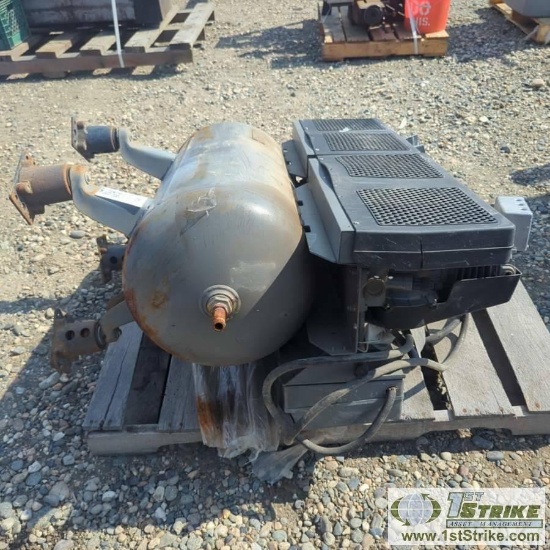 AIR COMPRESSOR, TWIN HEAD, 1HP, SINGLE PHASE ELECTRIC MOTORS
