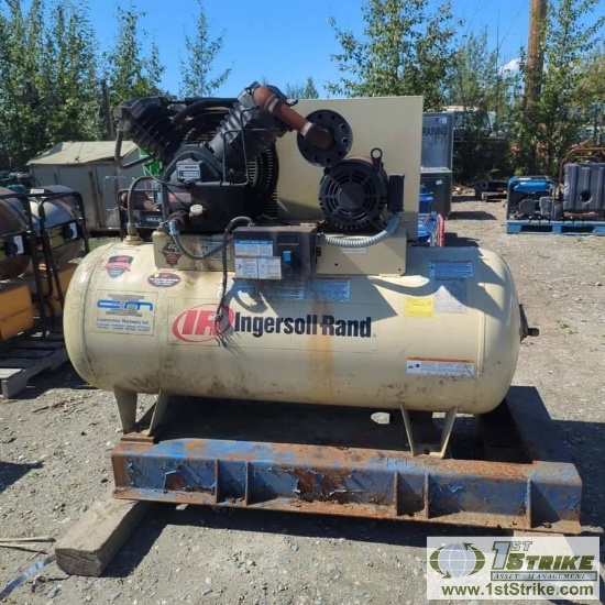 AIR COMPRESSOR, INGERSOLL RAND MODEL 2545 E10, 2 CYLINDER COMPRESSOR