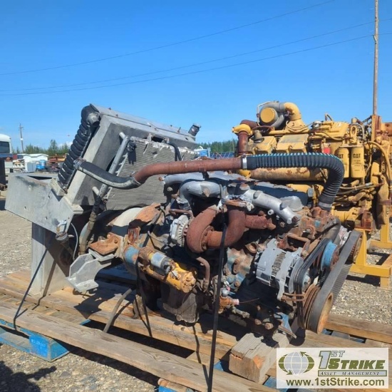 ENGINE AND TRANSMISSION CORE, 6 CYLINDER PERKINS DIESEL, AUTOMATIC TRANSMISSION