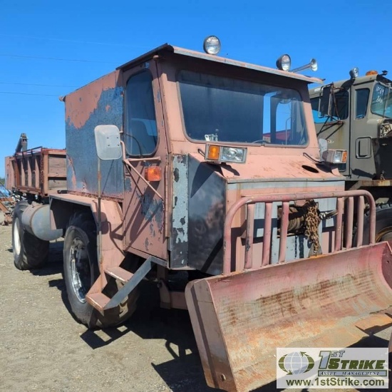 OFF ROAD BUGGY, 6 CYLINDER MITSUBISHI DIESEL, 4X4, ARTICULATED STEERING. UNKNOWN MECHANICAL PROBLEMS