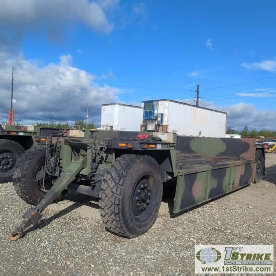 MILITARY AMMO TRAILER, 2009 DRS SUSTAINMENT SYSTEMS M989A1, 22000LB CAPACITY, STEEL CONSTRUCTION, 11