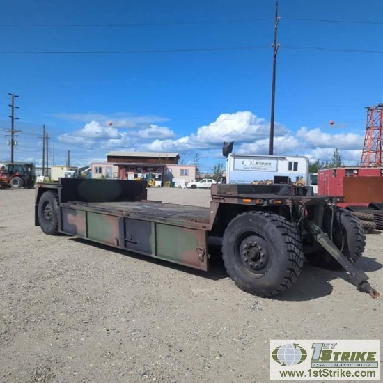 MILITARY AMMO TRAILER, 2009 DRS SUSTAINMENT SYSTEMS M989A1, 22000LB CAPACITY, STEEL CONSTRUCTION, 11
