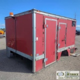 TRUCK UTILITY BOX, IMT MODEL LUBE AUK11S, 8FT WIDE X 135IN LONG X 5FT6IN HIGH TO FRAME, 7FT2IN HIGH