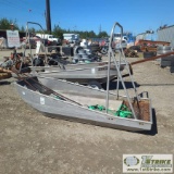 ALUMINUM FREIGHT SLED, 35IN WIDE X 7FT LONG