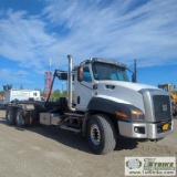 HOOK TRUCK, 2013 CATERPILLAR CT660S SBA 6X4, CAT CT13 DIESEL ENGINE, AUTO TRANSMISSION, TANDEM REAR