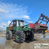 WHEELED MULCHER, 2005 FRANKLIN C4550 ENVIRONMENTAL BRUSH CUTTER, 5.9L CUMMINS EROPS, FECON CUTTER HE