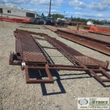 CAR HAULER VEHICLE RAMPS, STEEL CONSTRUCTION, 96IN WIDE X 258IN LONG