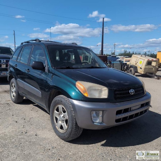 2003 TOYOTA RAV4, 2.0L GAS, FWD, 4-DOOR. RECONSTRUCTED TITLE