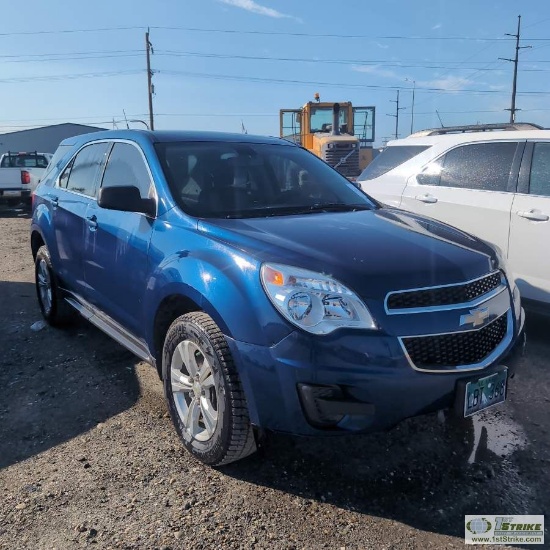 2010 CHEVROLET EQUINOX LS, 2.4L GAS, AWD, 4-DOOR. UNKNOWN MECHANICAL PROBLEMS. OWNER STATES, NEEDS T