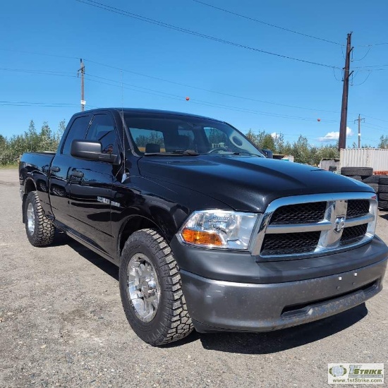 2010 DODGE RAM 1500, 5.7L HEMI, 4X4, EXTENDED CAB, SHORT BED