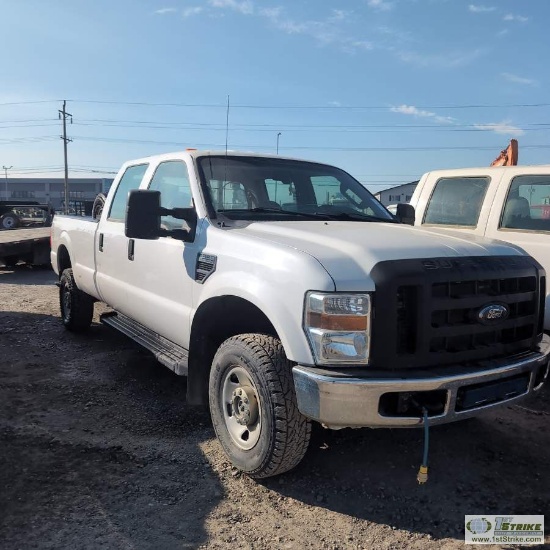 2010 FORD F-350 SUPERDUTY XL, 5.4L GAS, 4X4, CREW CAB, LONG BED. UNKNOWN MECHANICAL PROBLEMS. COMPUT