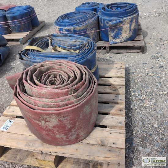 2 PALLETS. LAY FLAT DISCHARGE HOSE