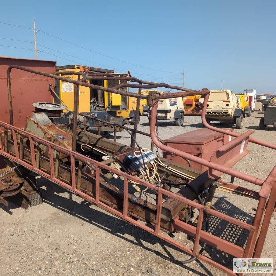 AUTOMATIC TANK WELDER, OGDEN ENGINEERING, W/TOOLBOX, LINCOLN 780 FLUX