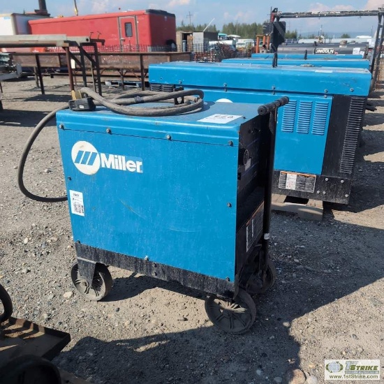 WELDER, MILLER DIALARC 250 AC/DC, 200/230/460 VOLT SINGLE PHASE, CART MOUNTED