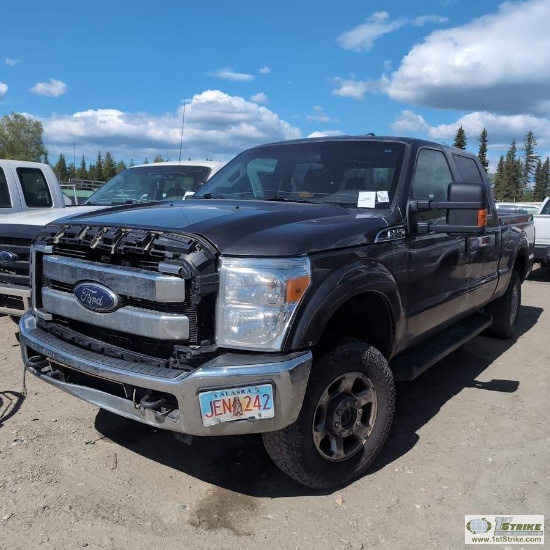 2016 FORD F-250 SUPERDUTY XLT, 6.2L GAS, 4X4, CREW CAB, SHORT BED. UNKNOWN MECHANICAL PROBLEMS. STAR