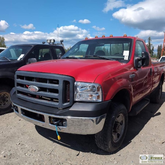 2006 FORD F-250 SUPERDUTY XL, 5.4L TRITON, 4X4, STANDARD CAB, LONG BED