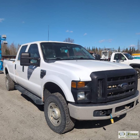 2009 FORD F-350 SUPERDUTY XL, 5.4L TRITON, 4X4, CREW CAB, LONG BED