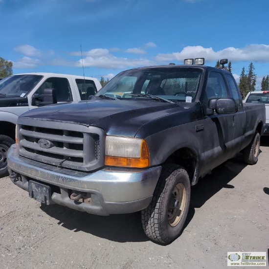 1999 FORD F-250 SUPERDUTY XL, 7.3L POWERSTROKE, 4X4, EXTENDED CAB, LONG BED WITH GOOSENECK HITCH