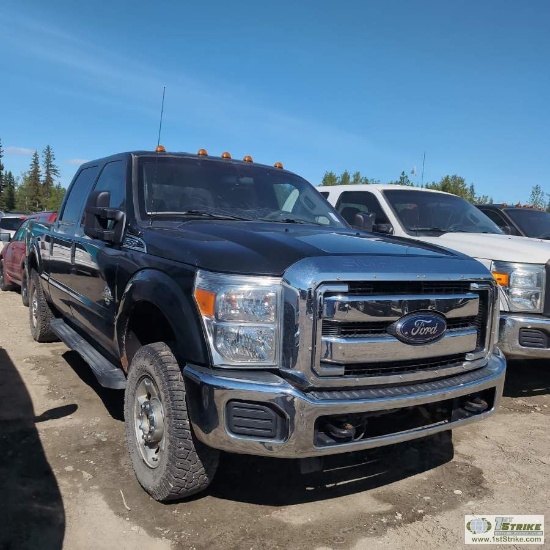 2012 FORD F-250 SUPERDUTY XLT, 6.7L POWERSTROKE, 4X4, CREW CAB, SHORT BED