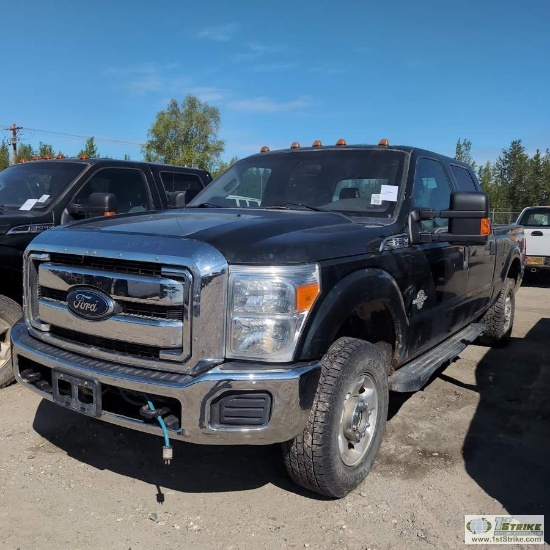 2012 FORD F-250 SUPERDUTY XLT, 6.7L POWERSTROKE, 4X4, CREW CAB, SHORT BED