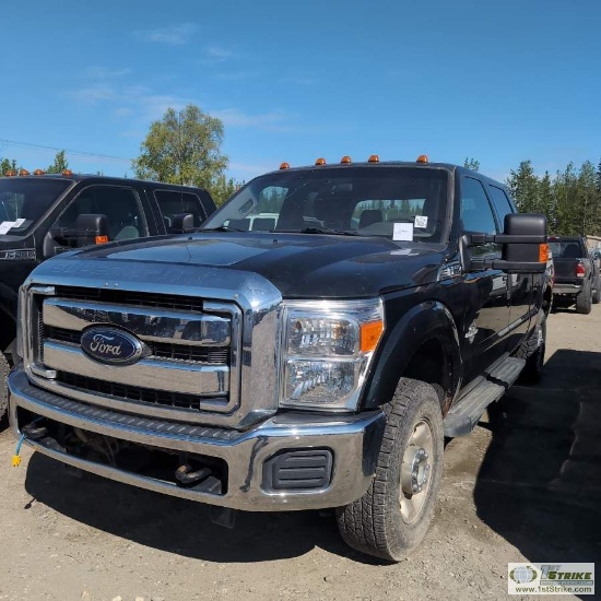 2012 FORD F-250 SUPERDUTY XLT, 6.7L POWERSTROKE, 4X4, CREW CAB, SHORT BED