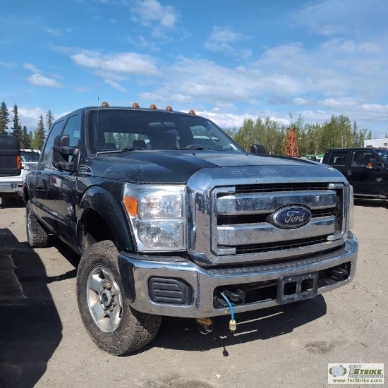 2012 FORD F-250 SUPERDUTY XLT, 6.7L POWERSTROKE, 4X4, CREW CAB, SHORT BED