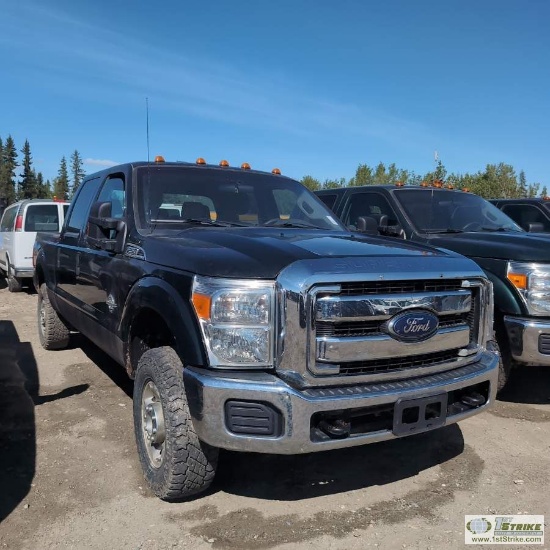 2012 FORD F-250 SUPERDUTY XLT, 6.7L POWERSTROKE, 4X4, CREW CAB, SHORT BED