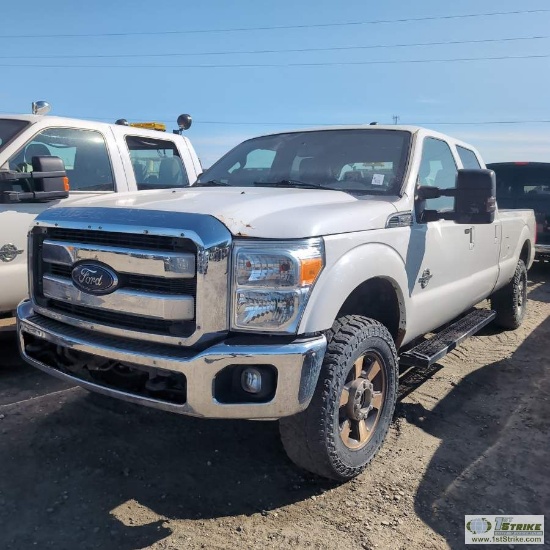 2015 FORD F-350 SUPERDUTY LARIAT, 6.7L POWERSTROKE, 4X4, CREW CAB, LONG BED