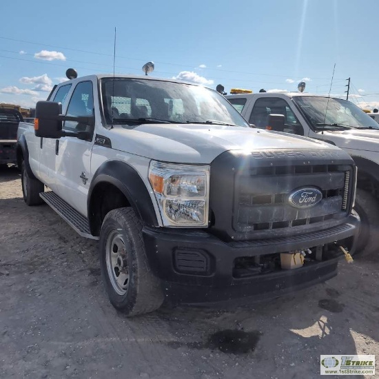2014 FORD F-350 SUPERDUTY XL, 6.7L POWERSTROKE, 4X4, CREW CAB, LONG BED
