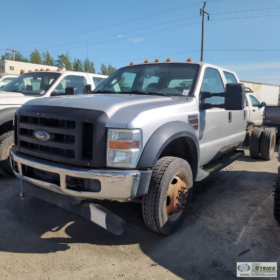 2009 FORD F-550 SUPERDUTY, 6.4L POWERSTROKE, 4X4, DUALLY, CREW CAB, CHASSIS. UNKNOWN MECHANICAL PROB