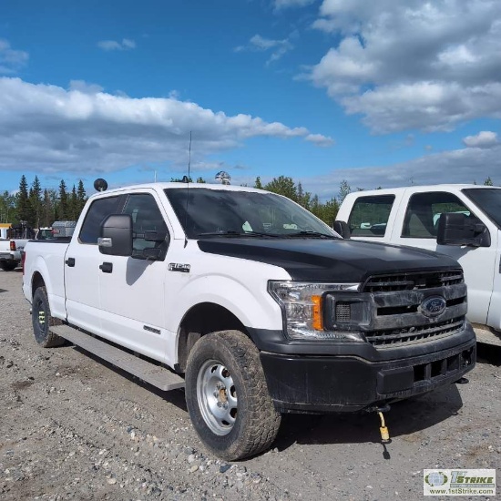 2020 FORD F-150 XL, 3.0L POWERSTROKE, 4X4, CREW CAB, SHORT BED. UNKNOWN MECHANICAL PROBLEMS. DOES NO