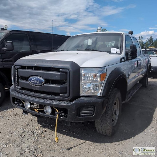 2015 FORD F-350 SUPERDUTY XL, 6.7L POWERSTROKE, 4X4, CREW CAB, LONG BED. UNKNOWN MECHANICAL PROBLEMS