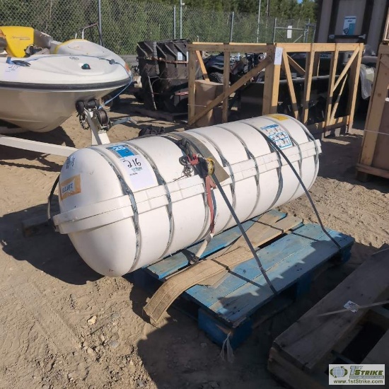 EMERGENCY LIFE RAFT, 2009 RFD BEAUFORT SURVITEC MK4, 25 PERSON CAPACITY, AUTO INFLATING. EXPIRED