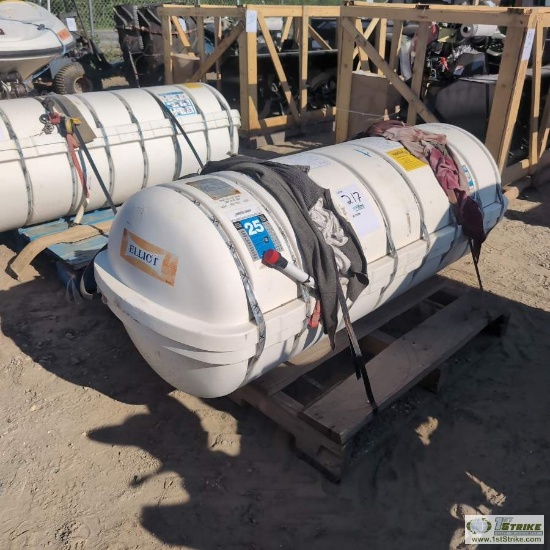 EMERGENCY LIFE RAFT, 2009 RFD BEAUFORT SURVITEC MK4, 25 PERSON CAPACITY, AUTO INFLATING. EXPIRED