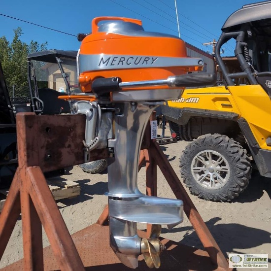 OUTBOARD MOTOR, MERCURY MODEL MARK 20, 20 HP, PROP. STAND NOT INCLUDED