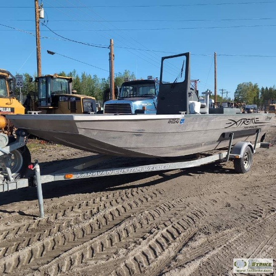 BOAT, HARBORCRAFT JETCRAFT EXTREME SHALLOW 2175XAS, 21FT ALUMINUM HULL, 7FT 10IN BEAM, INBOARD MERCU